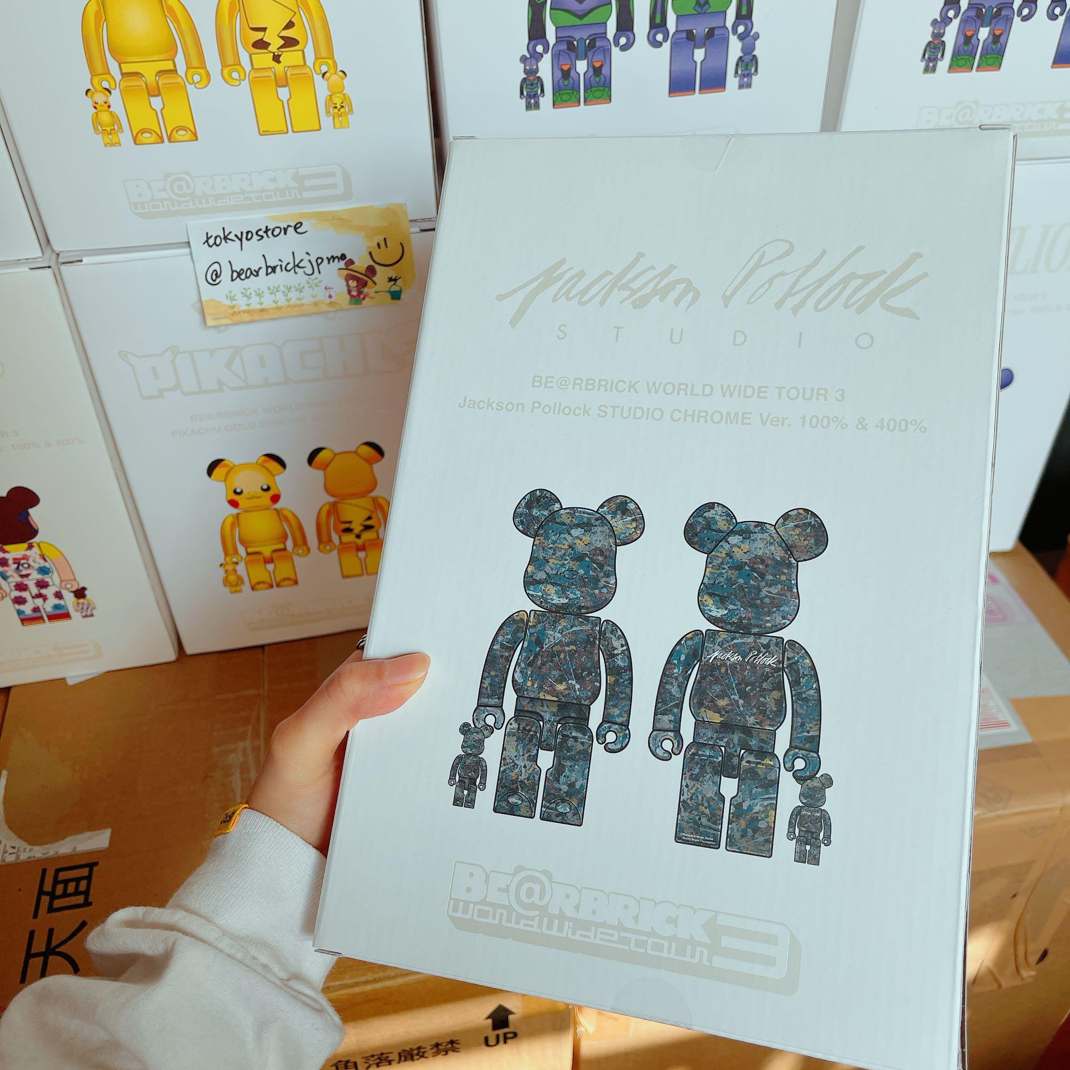 400%100%BE@RBRICK Jackson Pollock Studio CHROME Ver., 興趣及遊戲