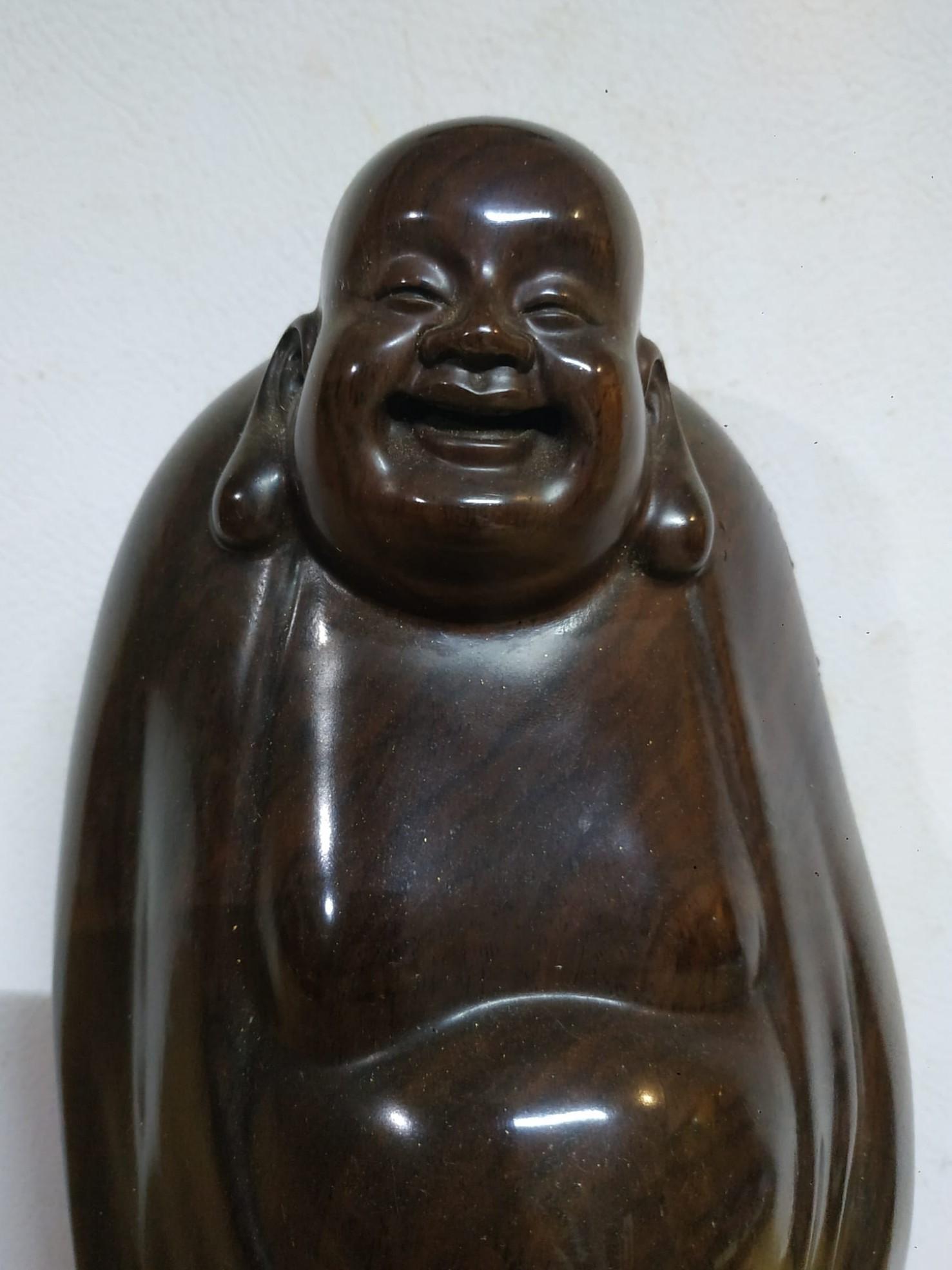 初売り！自然石彫刻！「笑佛」 彫刻・オブジェ