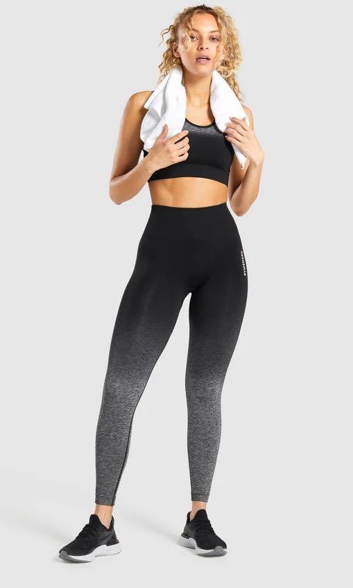 Gymshark Adapt Marl Ombre Seamless Leggings in Black, S, Women's Fashion,  Activewear on Carousell