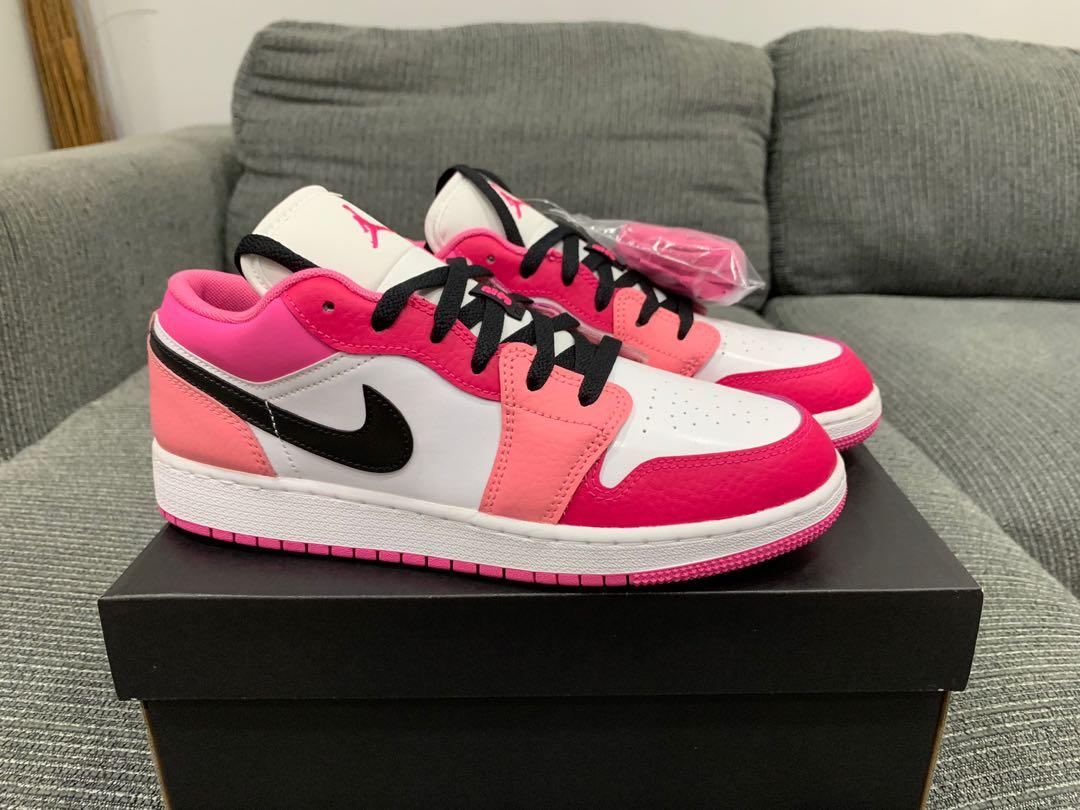 air jordan 1 low white pinksicle gs