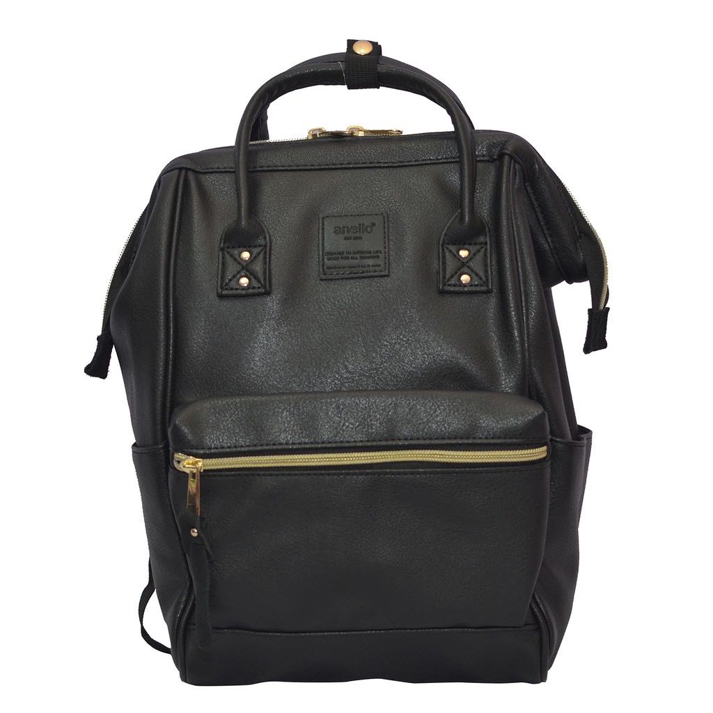  anello(アネロ) Backpack, Black (Black 19-3911tcx