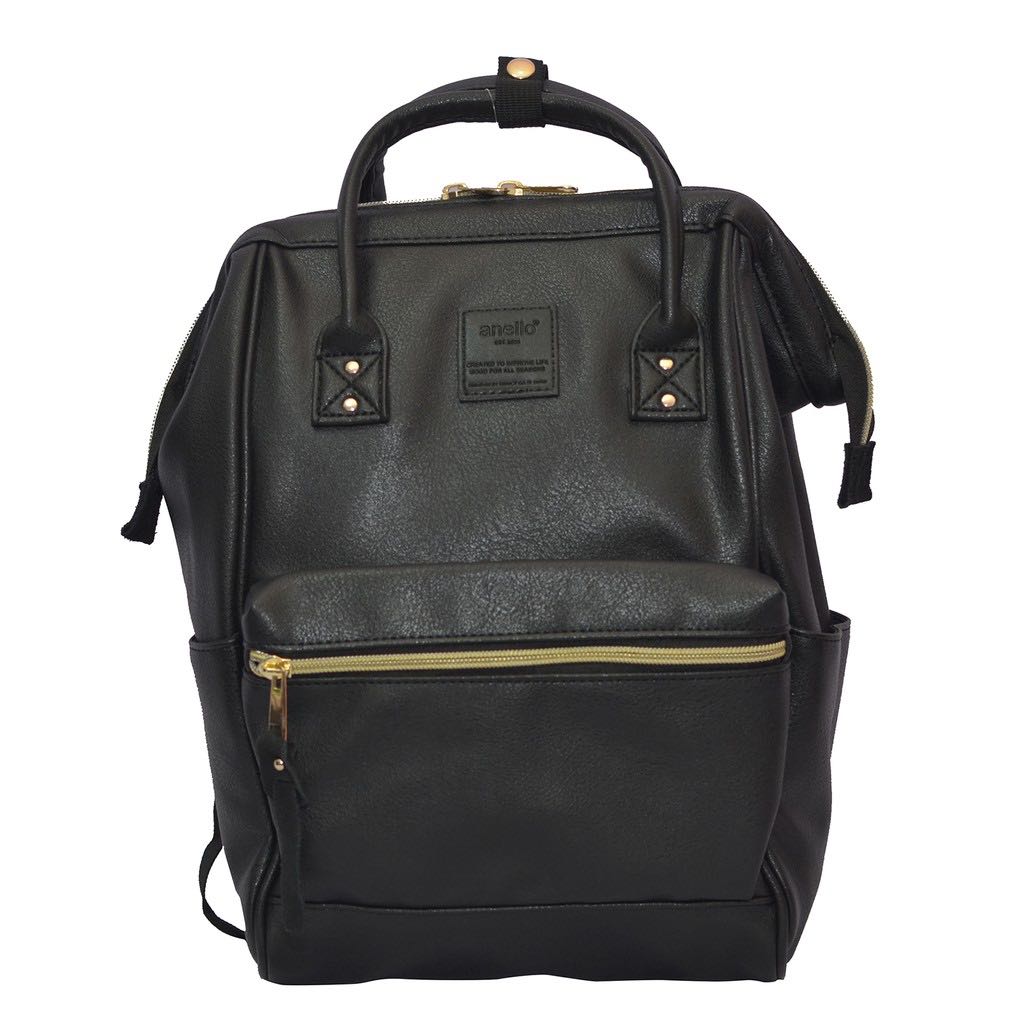 Anello bag leather black clearance