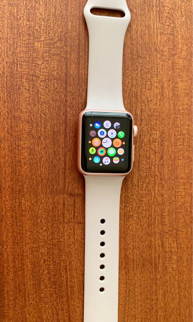 Gen 3 apple watch rose gold top
