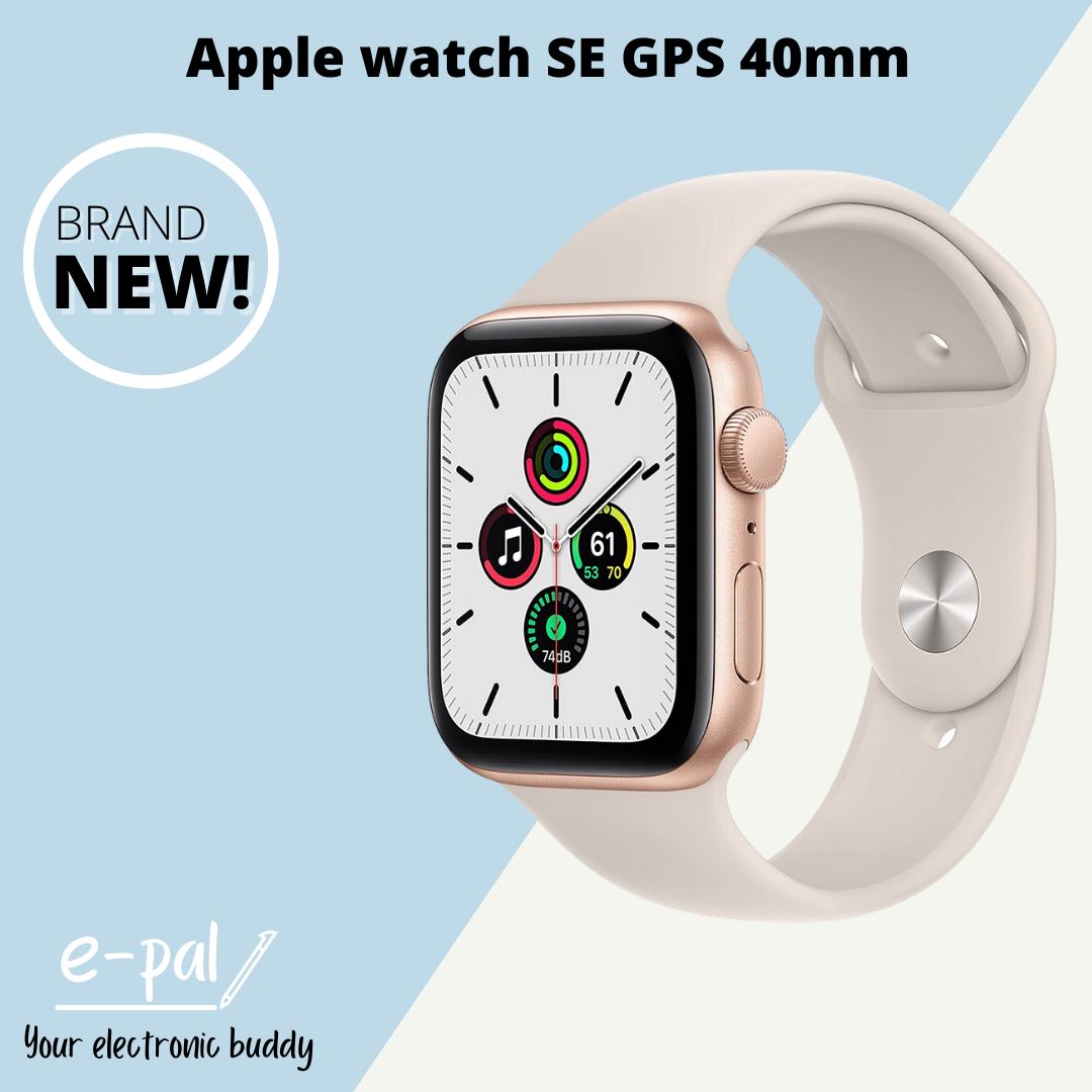 Apple Watch Series 5 GPS 40 mm Silver Aluminum Case White Sport Band | Buy  Smartwatches online | Best price and offers | KSA | HNAK.com