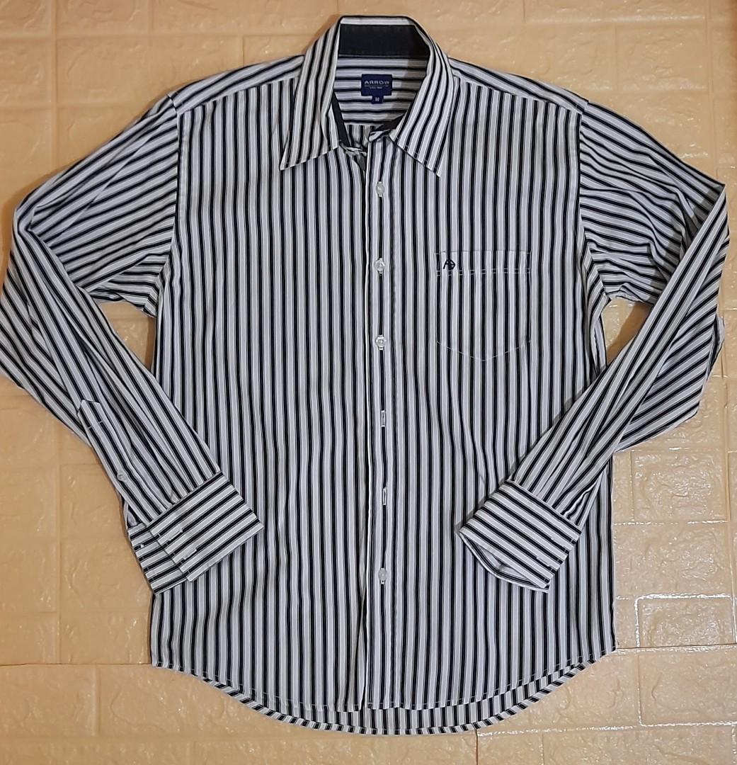 Arrow long deals sleeve polo shirts