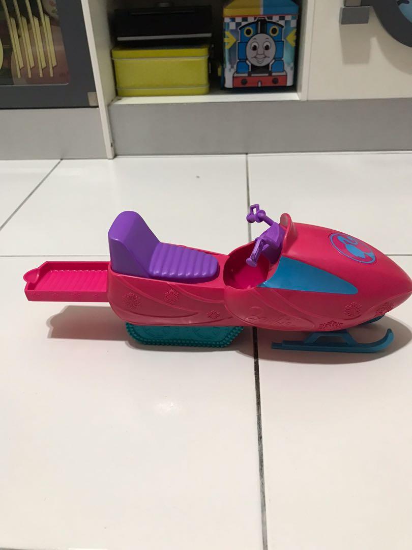 Barbie Snowmobile, Hobbies & Toys, Toys & Games on Carousell