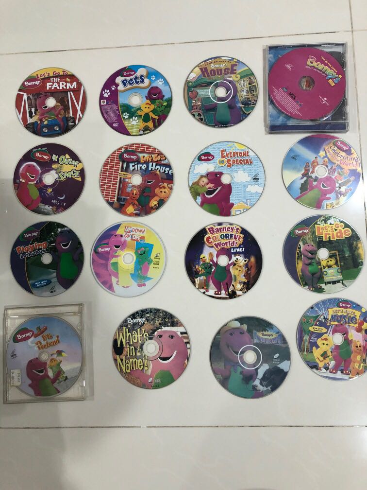 Barney CDs, Hobbies & Toys, Music & Media, CDs & DVDs on Carousell