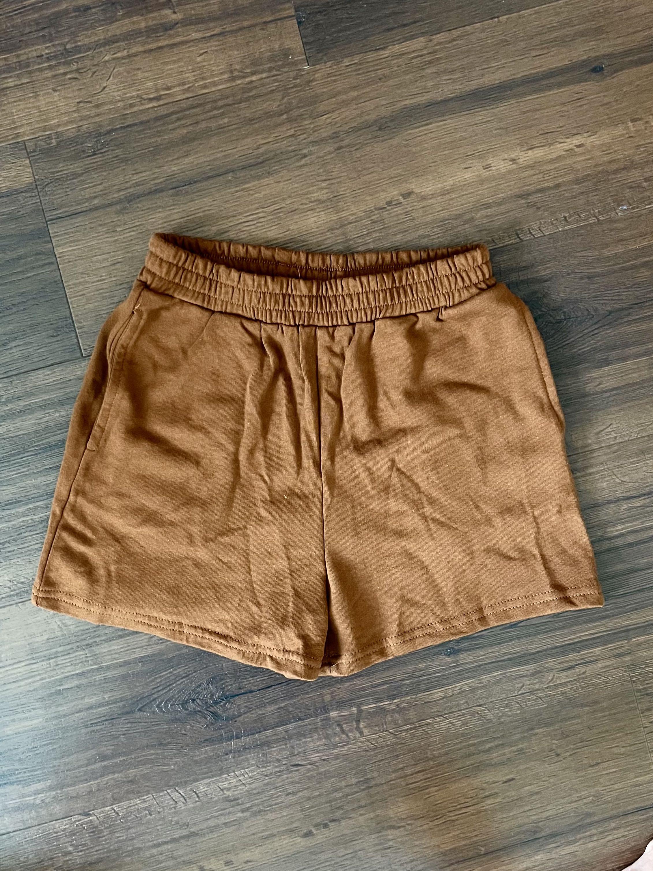 BN Shein brown sweatshort high waisted 