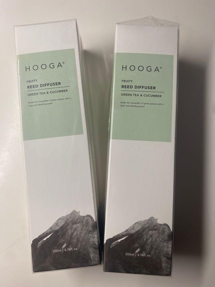 BNIB Hooga Reed Diffuser Green Tea and Cucumber, Furniture & Home