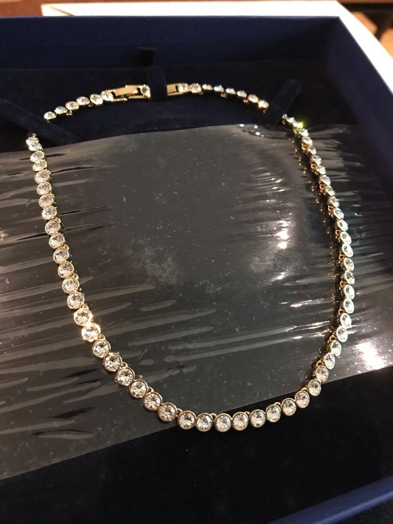 Saskia Crystal Tennis Necklace | Silver – Valentina-Rose
