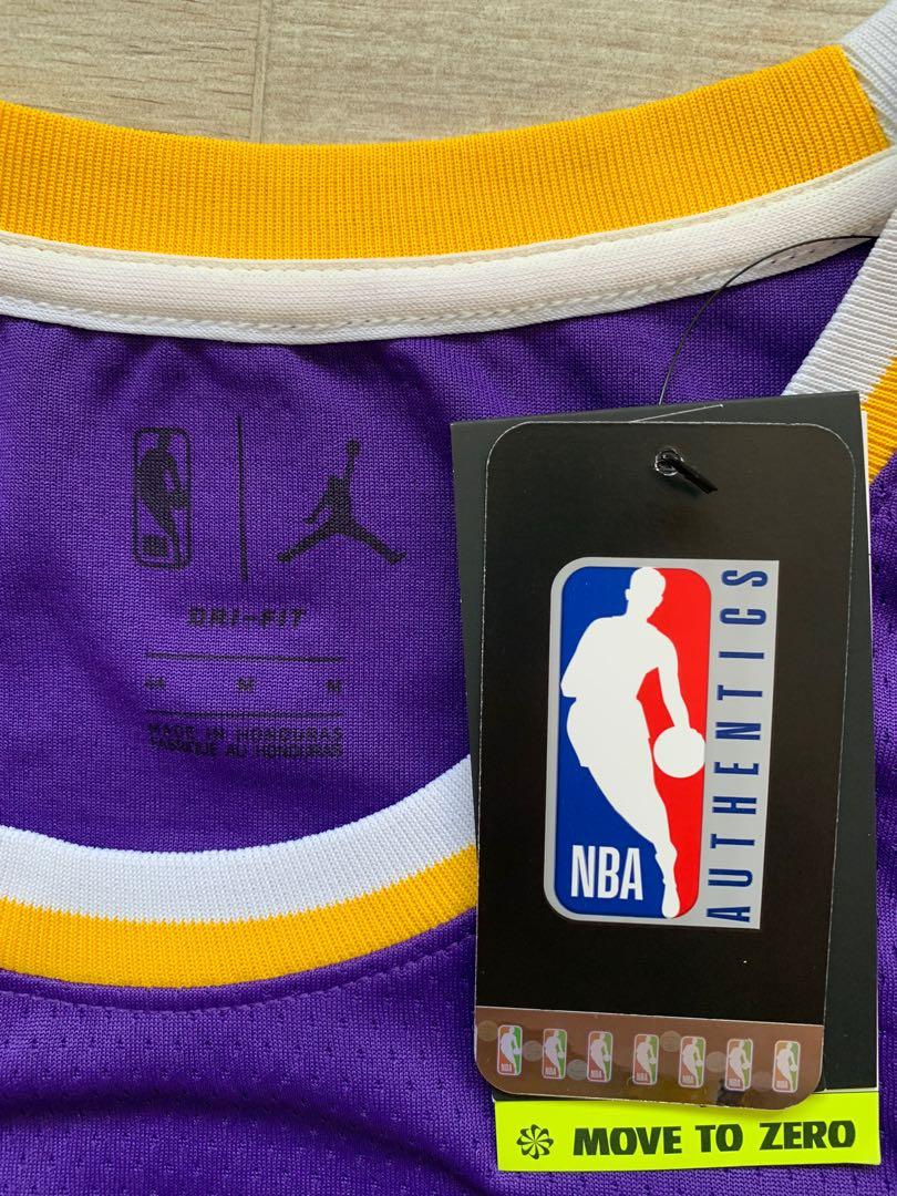 Los Angeles Lakers LeBron James Purple #6 Swingman Jersey Statement Edition  Sz M