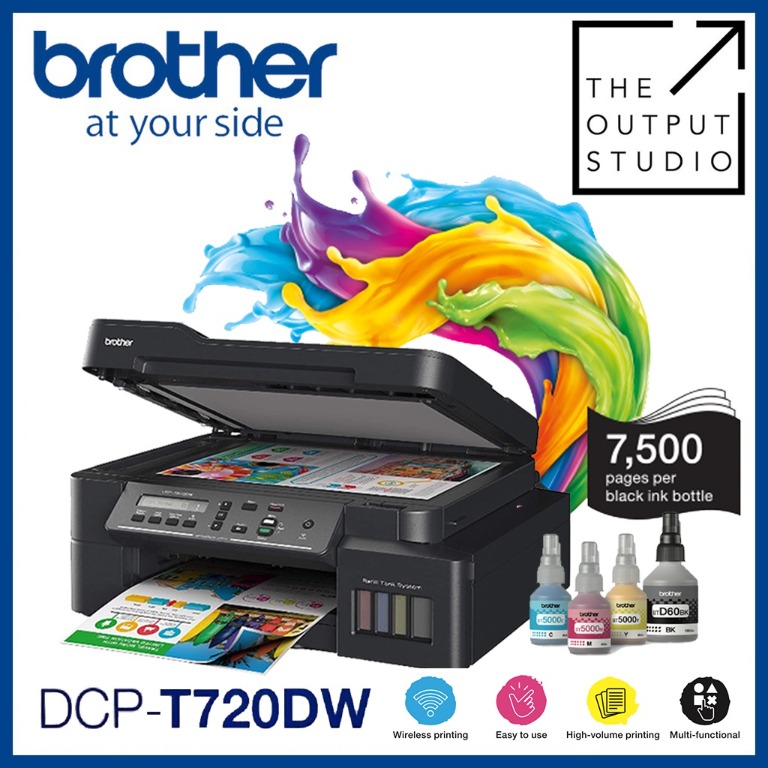 Brother DCP-T720DW Ink Tank Printer, Computers & Tech, Printers, Scanners & Copiers on Carousell