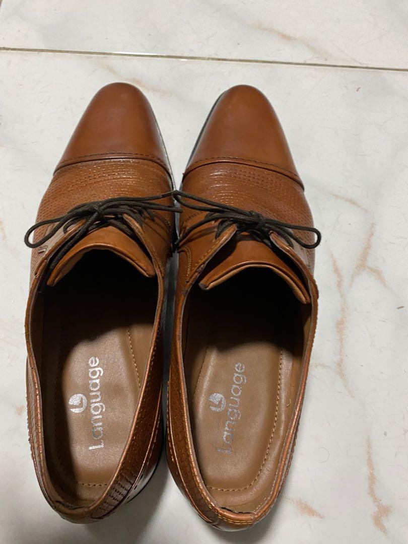 Brown genuine Leather Shoes