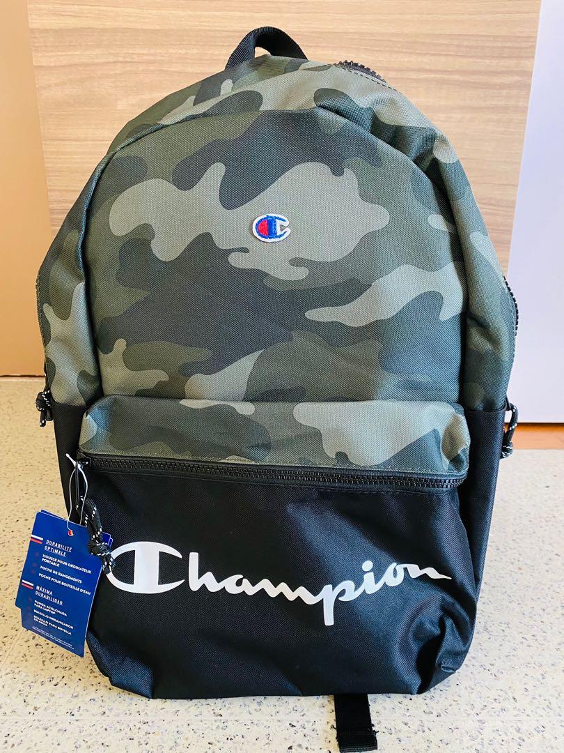 Grey camo champion backpack hot sale