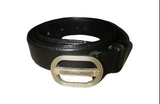christian dior leather belt vintage