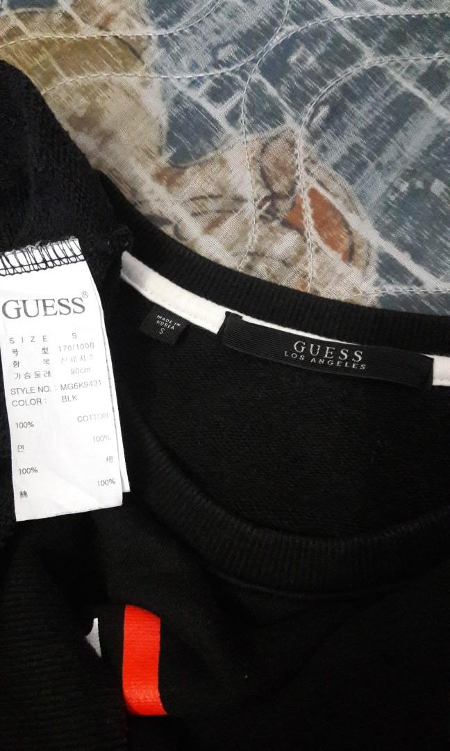 CN original brand Guess 1981 Made in korea Fesyen Pria Pakaian