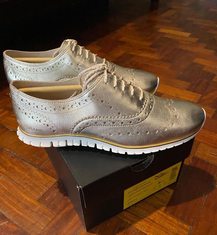 Cole haan on sale gold shoes