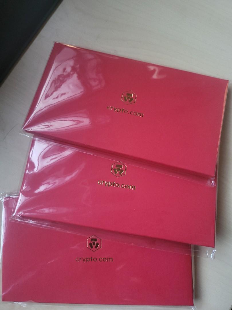 crypto.com Ang Bao Packet, Hobbies & Toys, Occasions & Party Supplies on  Carousell