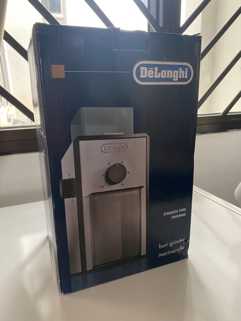 De'Longhi KG89 Burr Coffee Grinder (Black), TV & Home Appliances