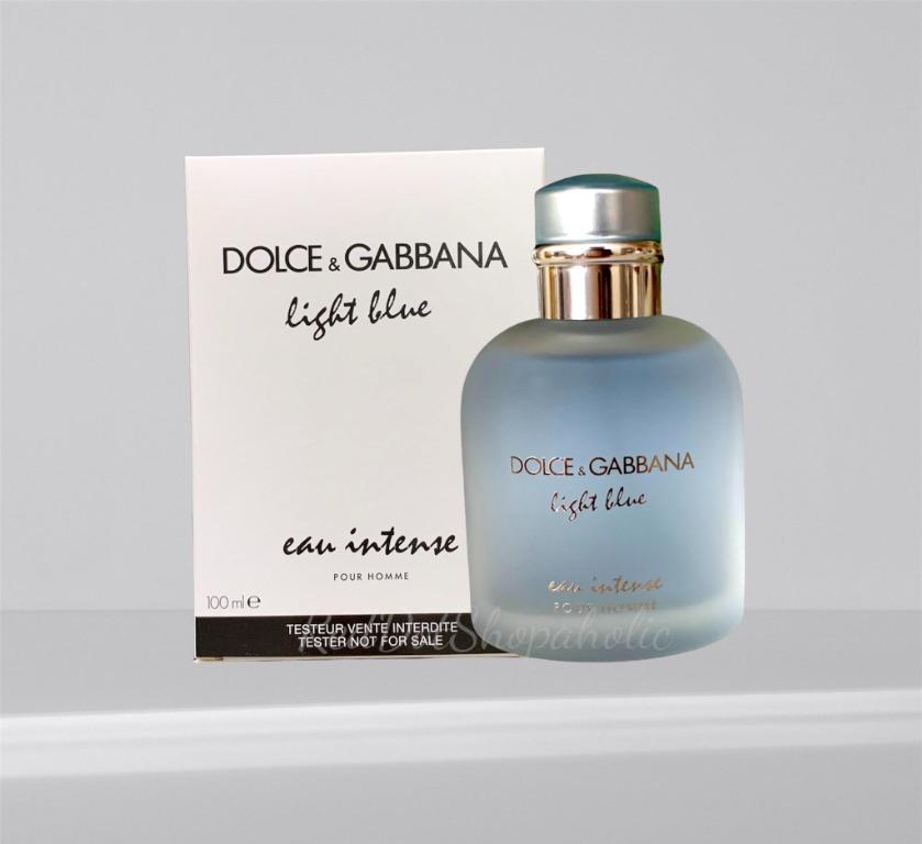 Dolce and gabbana sale light blue intense tester