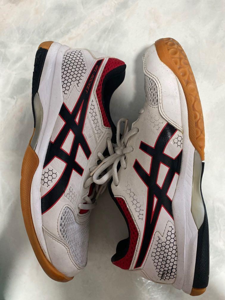 EU38 | US7 | RED/WHITE INDOOR COURT SHOES, Women's Fashion, Footwear,  Sneakers on Carousell