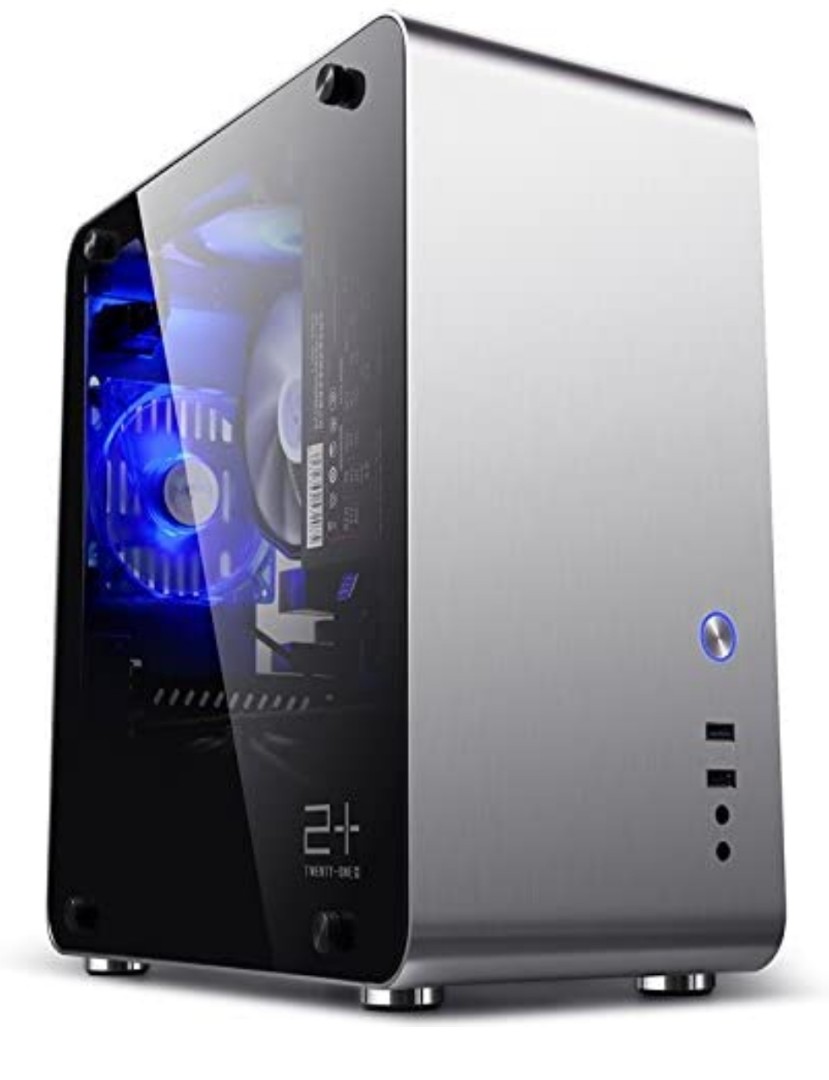 GOLDEN FIELD - M3S Windowed Tempered Glass Mini ITX Aluminium Computer ...