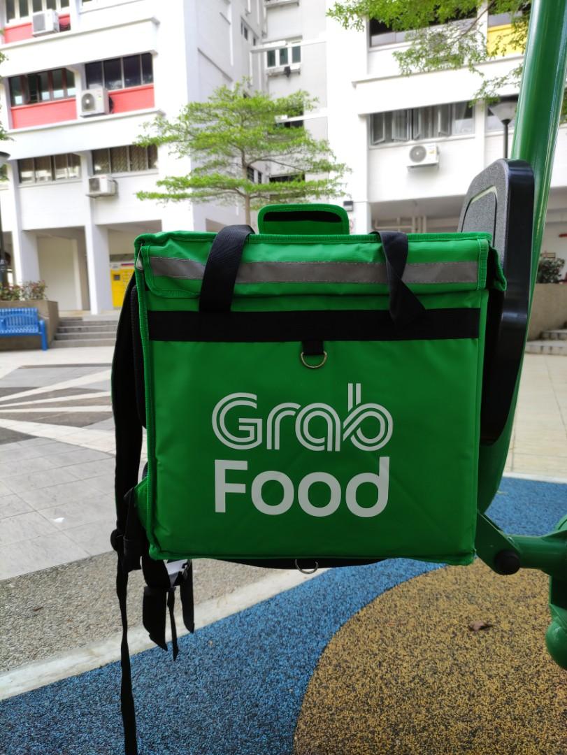 Grabfood backpack size store