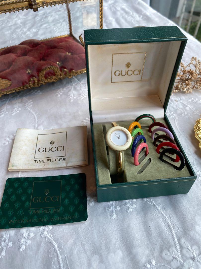 gucci colour changing watch