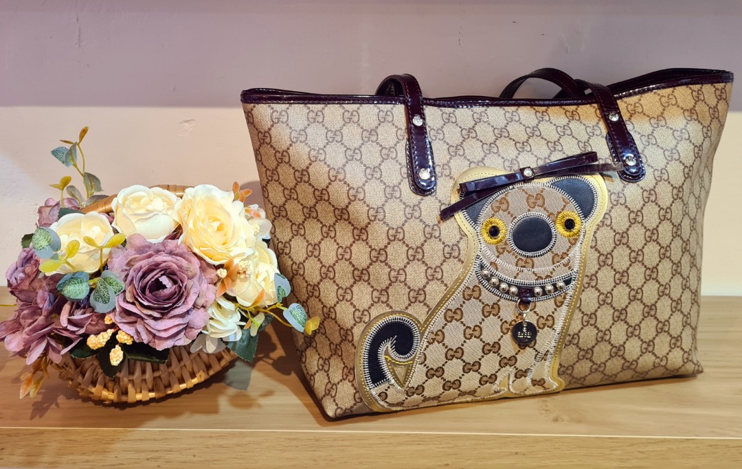 Gucci discount pug tote