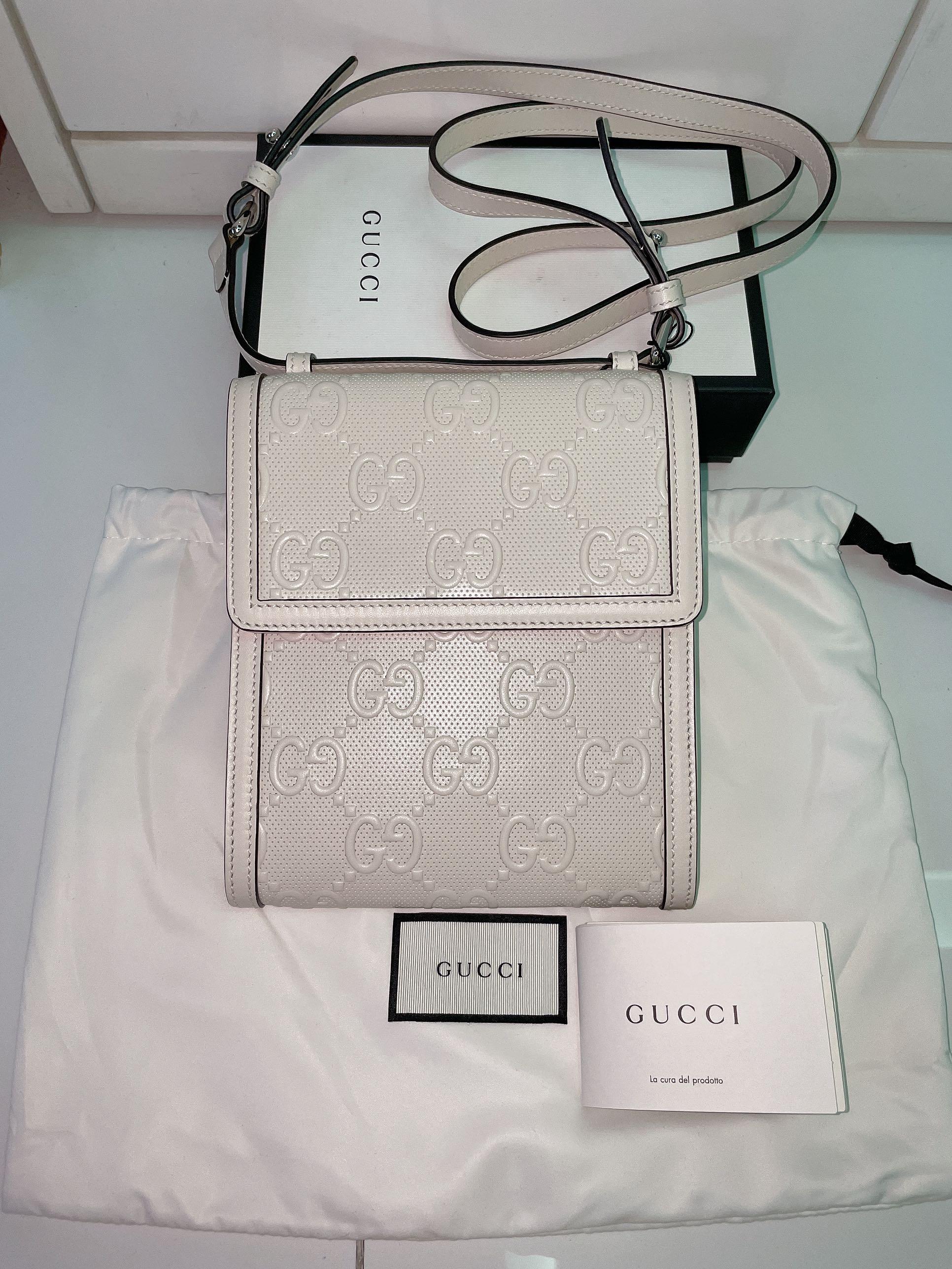 Gucci limited edition White messenger bag sling bag cross body BRAND NEW