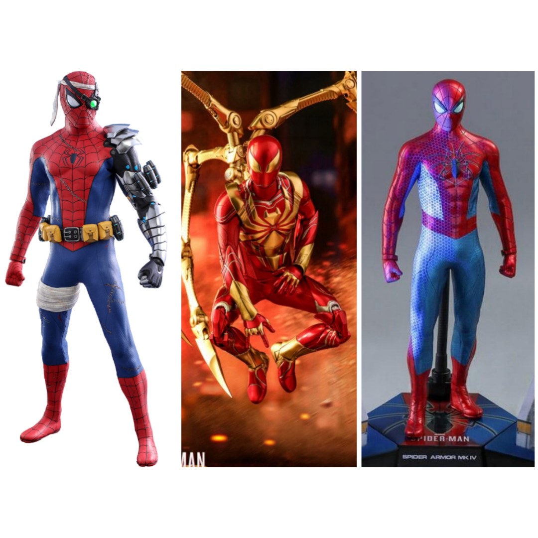 Hot Toys Cyborg Spider Man, Iron Spider, Spider man MK4 1/6, Hobbies &  Toys, Collectibles & Memorabilia, Fan Merchandise on Carousell
