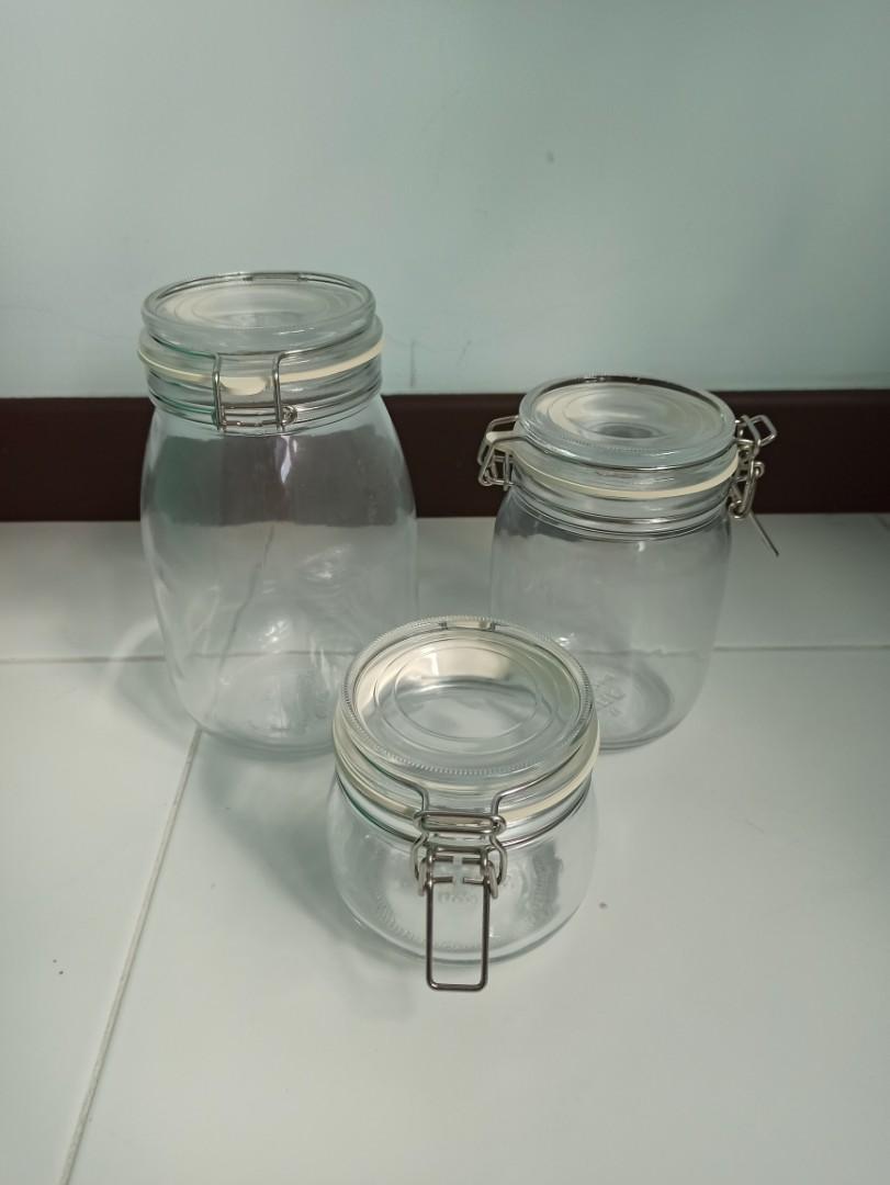 Multi Purpose Glass Jars Various Sizes and Quantities 