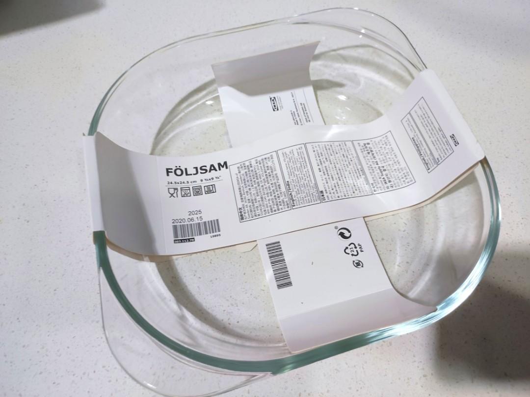 Ikea Glass Oven Dish Foljsam, Furniture & Home Living, Home Improvement & Organisation, Home