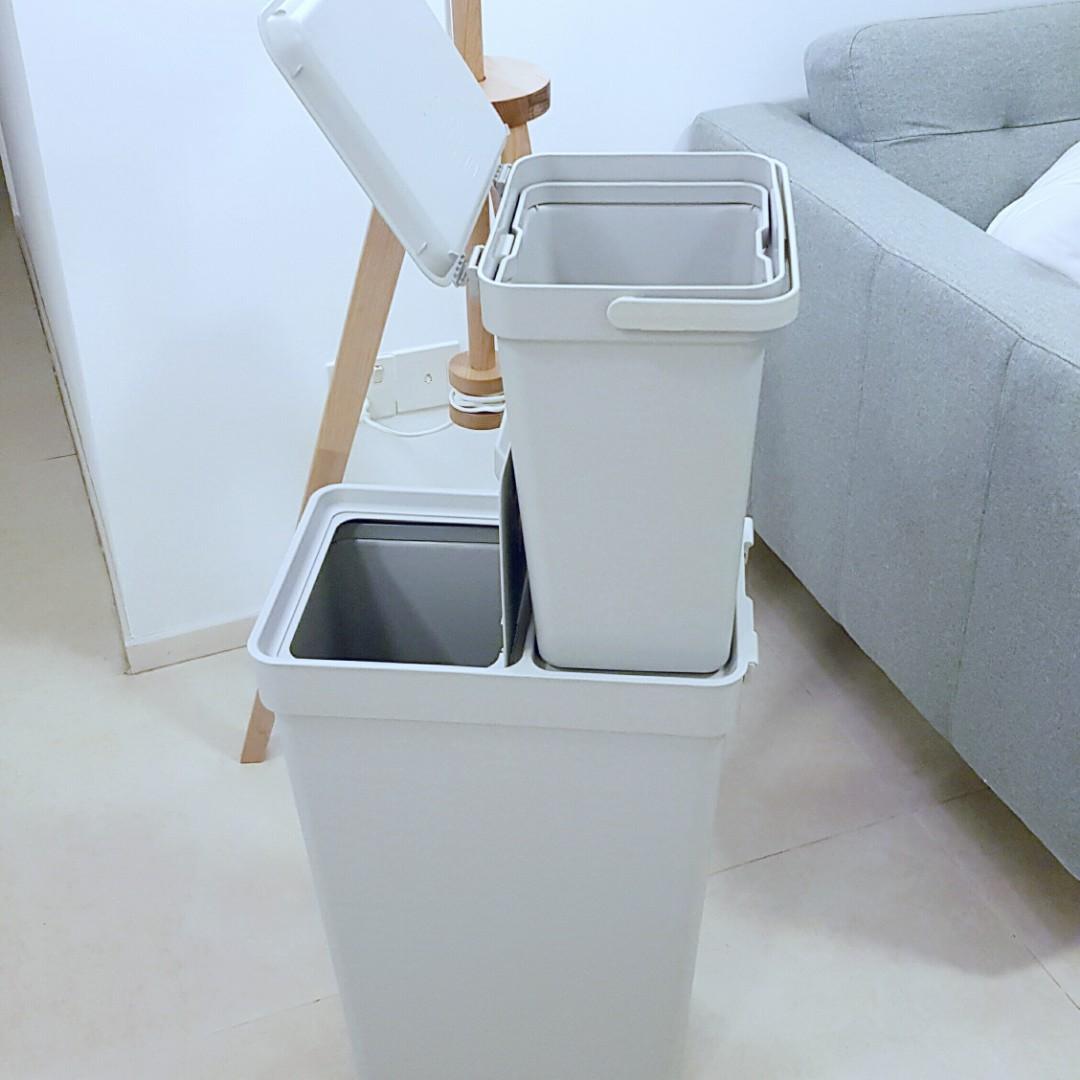Ikea Hallbar Bin with Lid 10L, Furniture & Home Living, Cleaning