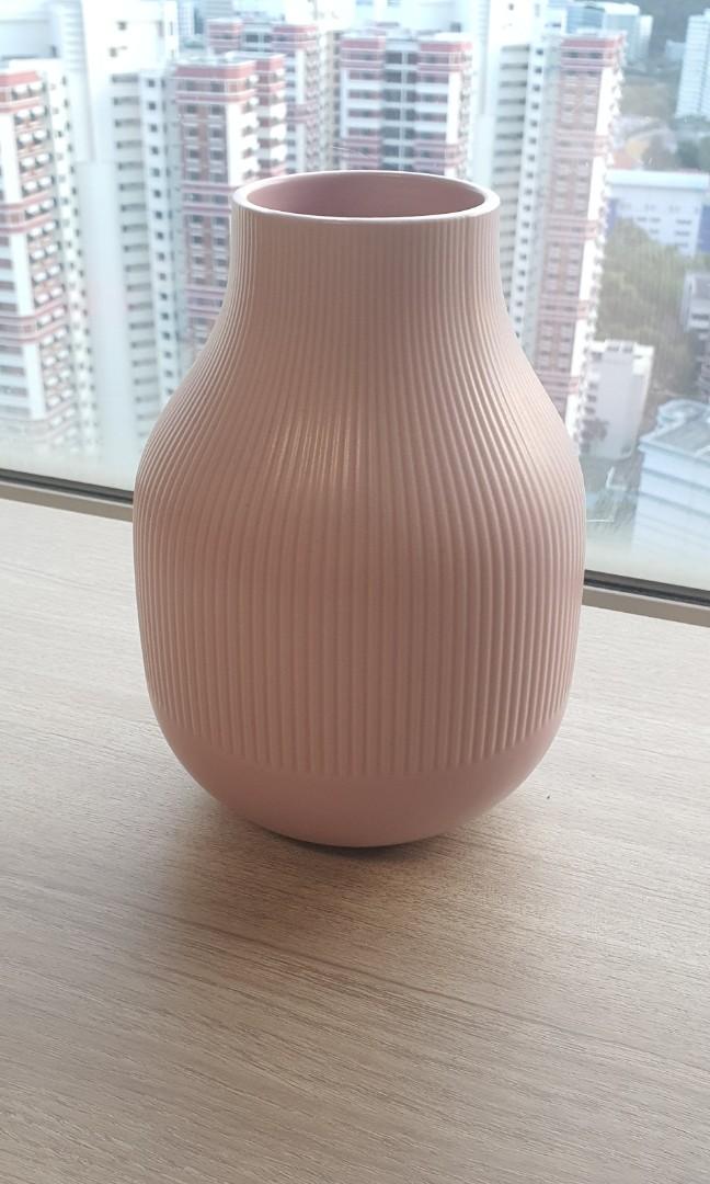 IKEA Pink Vase, Furniture Home Living, Home Decor Accessories