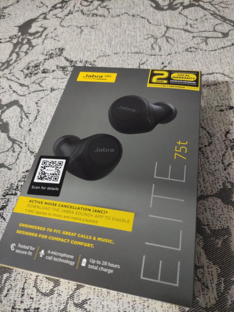 Jabra 75t elite black (Brand New in Box 
