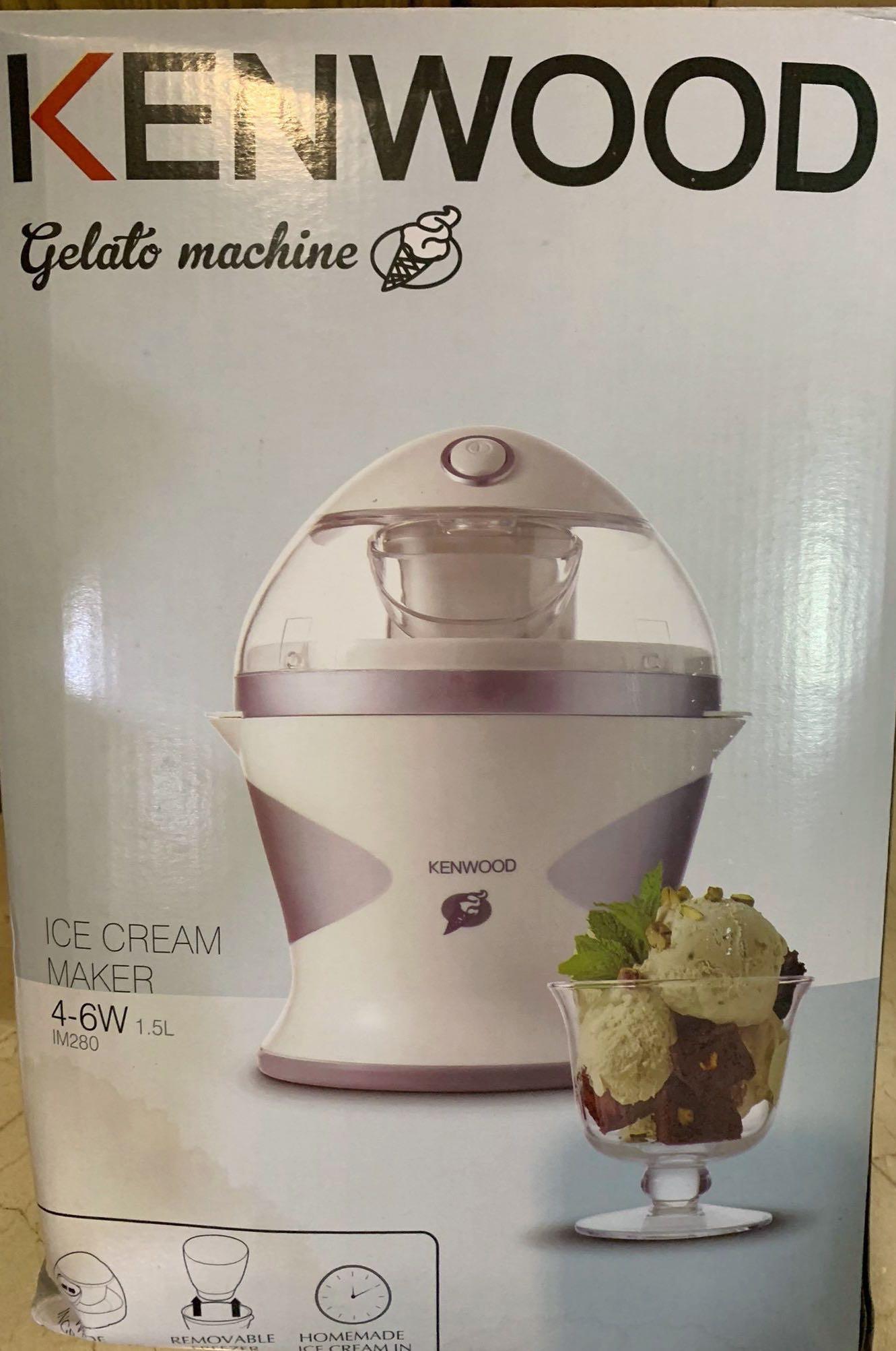 Kenwood IM280 ice cream maker TV Home Appliances Kitchen Appliances Other Kitchen Appliances on Carousell