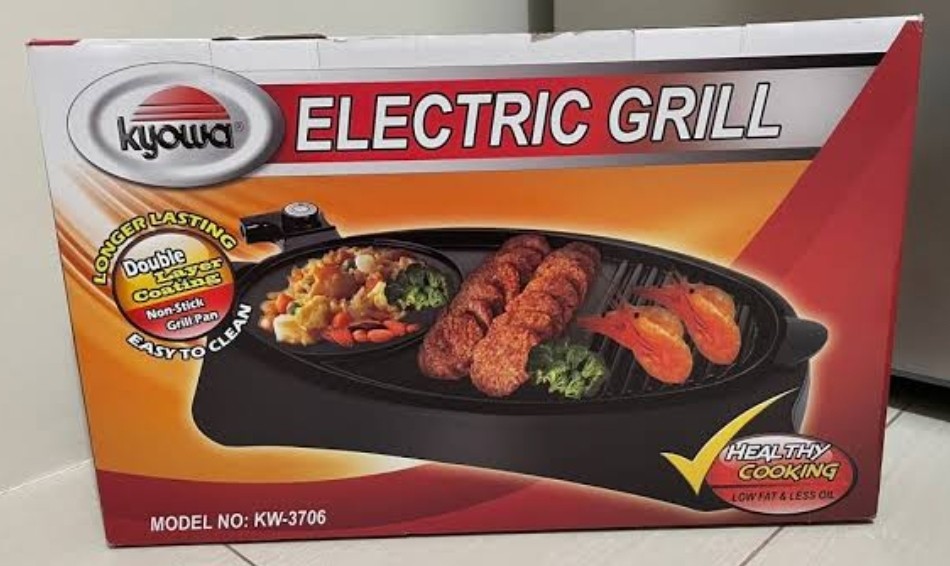 Kyowa Electric Grill new complete, TV & Home Appliances, Kitchen