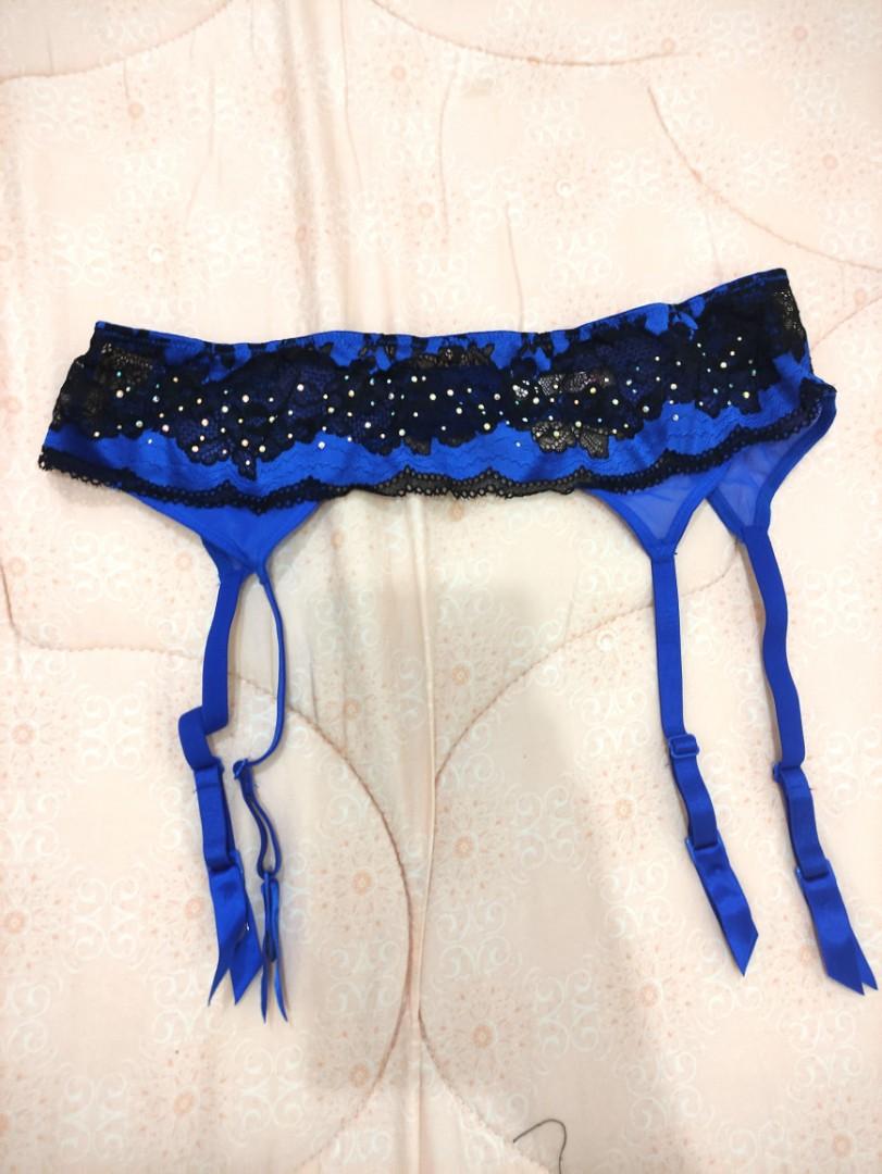 La senza garter belt blue special edition, Fesyen Wanita, Aksesoris di