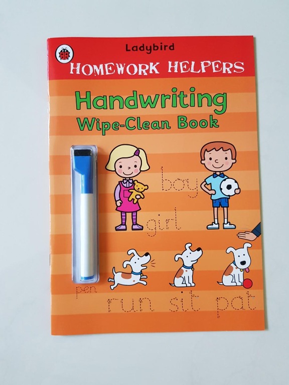 Ladybird homework helpers handwriting Wipeclean book, Hobbies & Toys