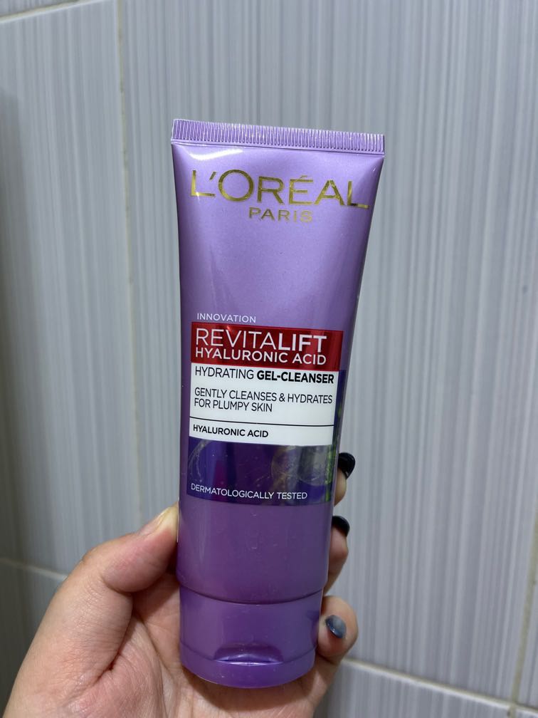 Loreal revitalift hyaluronic acid gel cleanser face wash sabun cuci