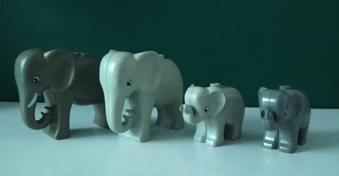 Lot LEGO© Duplo Family Elephant 🐘, Toys, Toys & Carousell