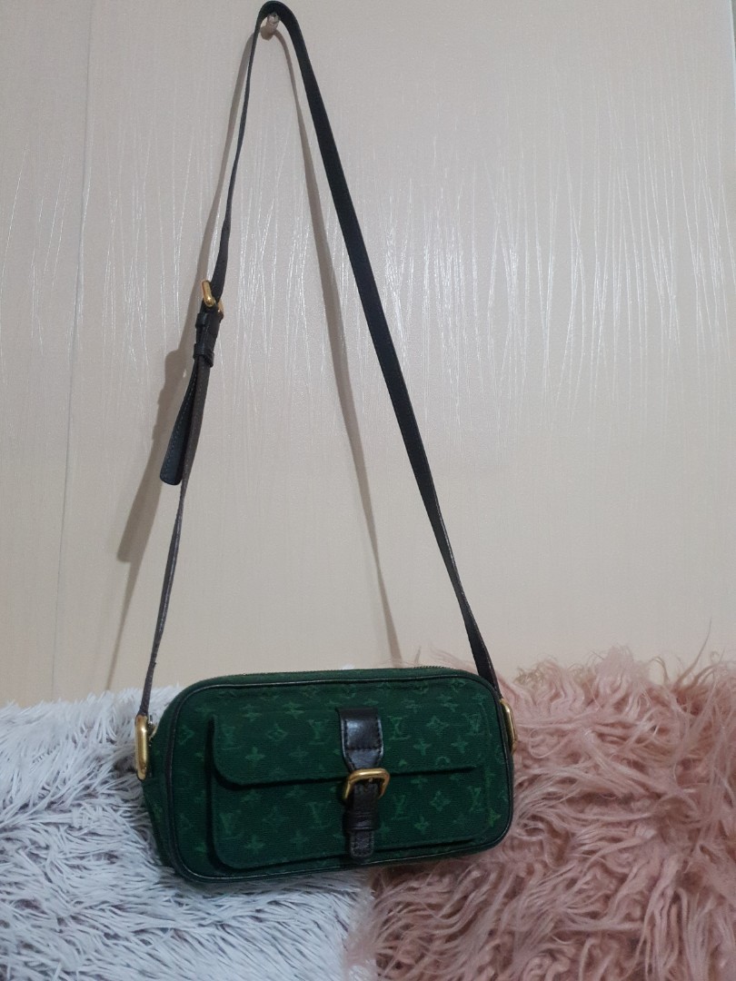 Louis Vuitton Juliette MM Crossbody Bag Mini Lin Khaki Green, Luxury, Bags  & Wallets on Carousell