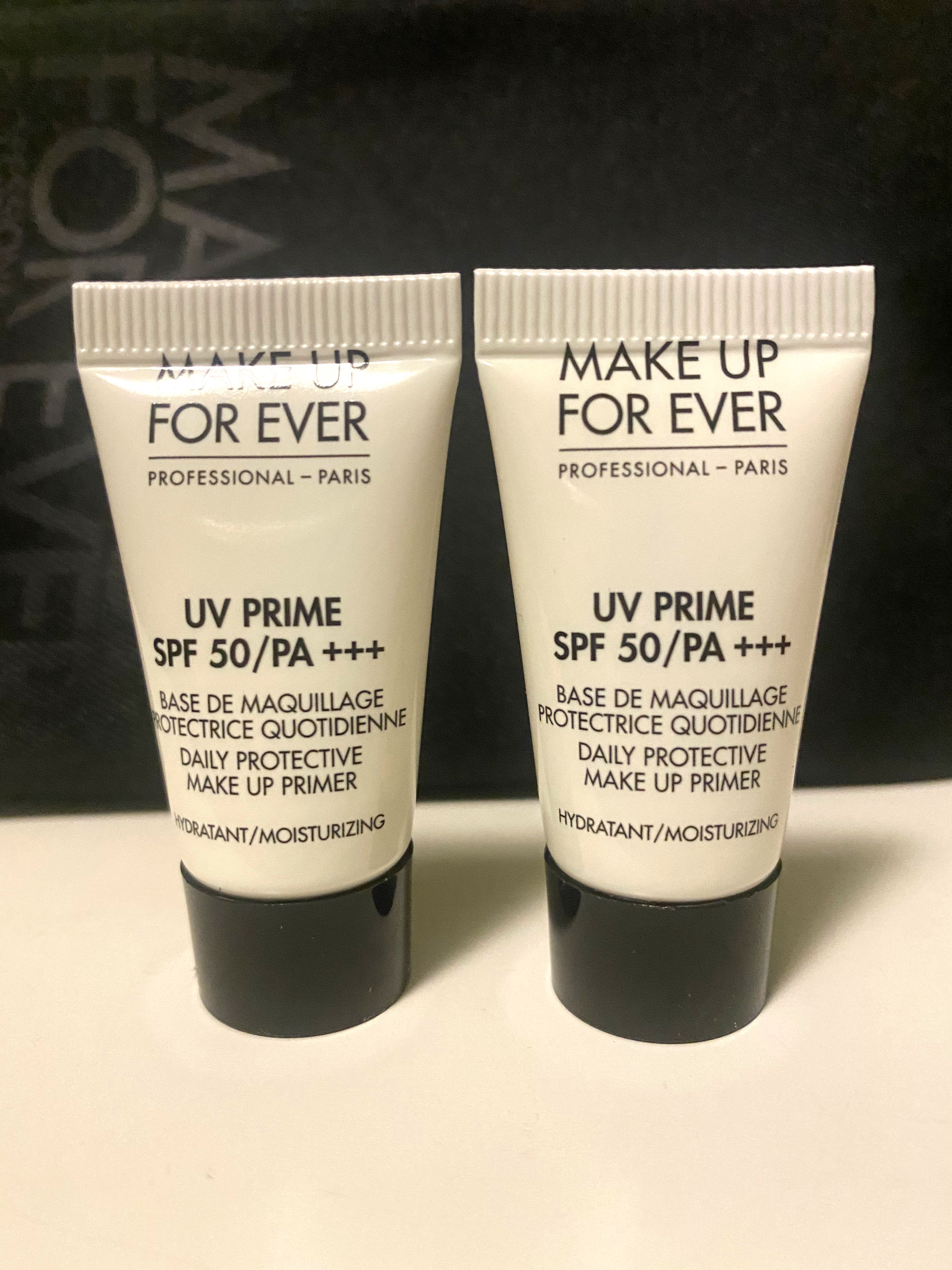 MAKE UP FOR EVER UV PRIME SPF 50/PA +++ 5ml x 2, 美容＆化妝品, 健康及美容 皮膚護理