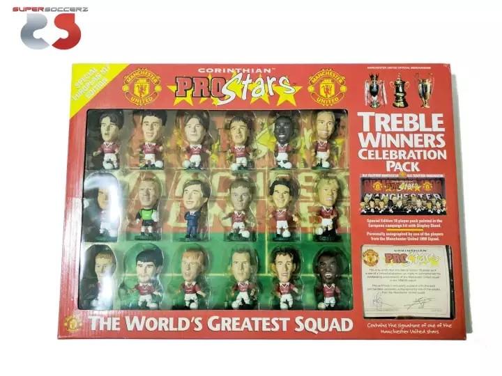 定番高品質ProStars Manchester Utd 1998-99 Treble Winners 18 pack マンチェスターU 18体パック サッカー