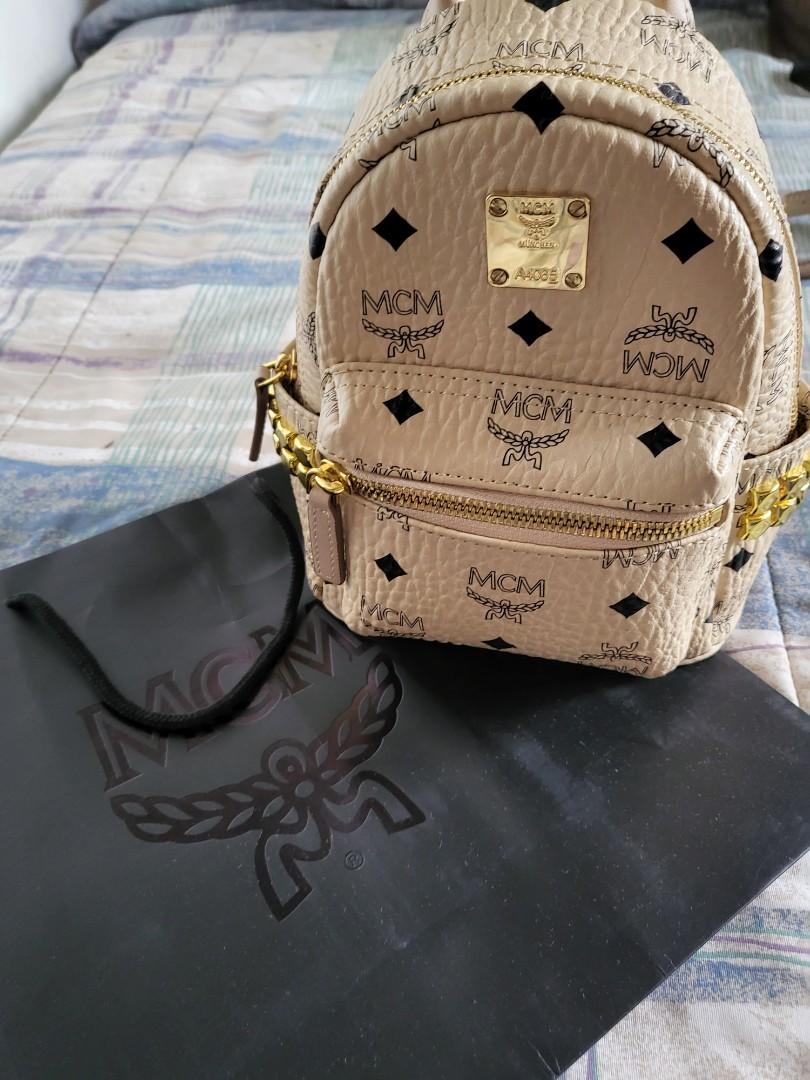 MCM Stark Bebe Boo Backpack Luxury Bags Wallets on Carousell