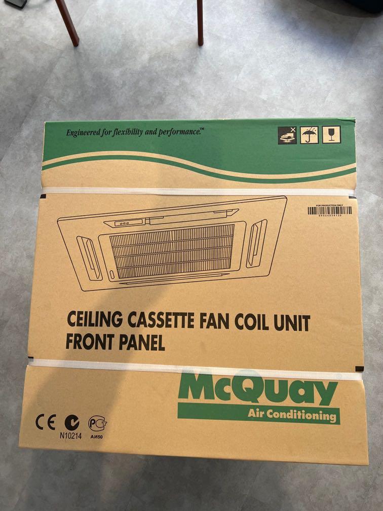 McQuay ceiling cassette fan coil unit MCK010CW 冷氣機, 家庭電器, 冷氣機及暖風機