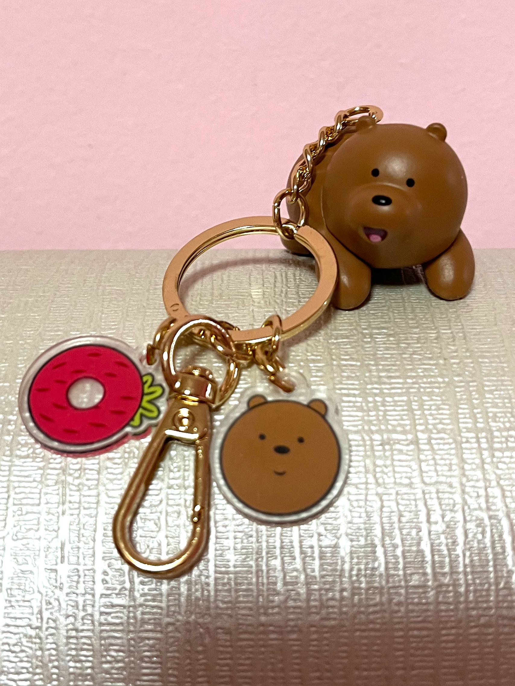 Miniso We Bare Bear blind box Grizzly keychain, Hobbies & Toys, Toys & Games on Carousell