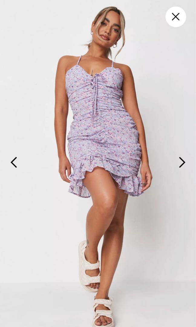 Missguided ruched dress shop