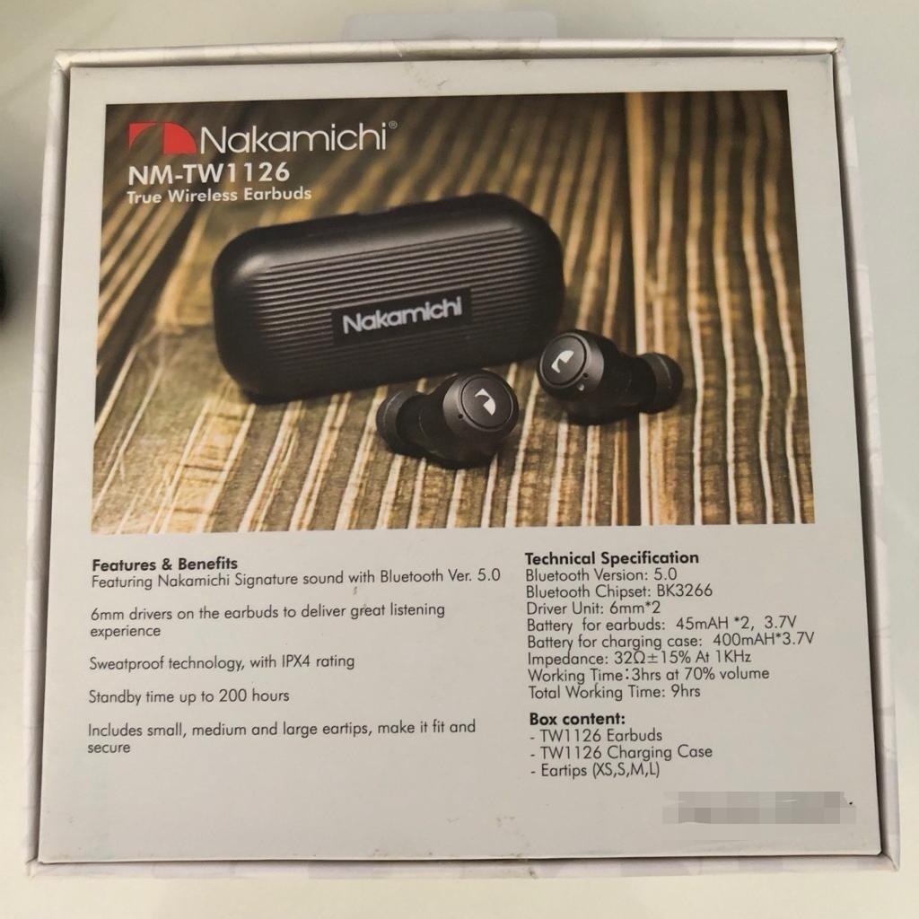 Nakamichi TW1126 Audio Earphones on Carousell